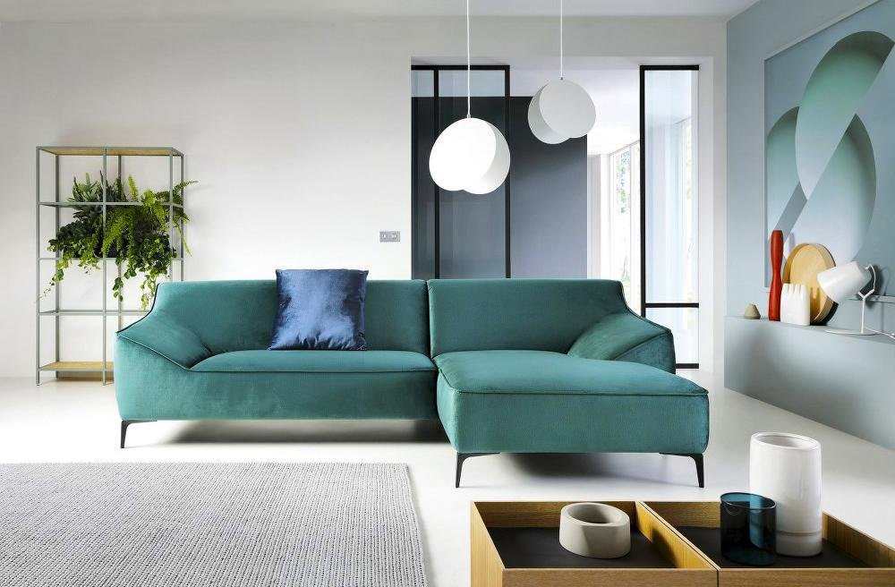 JVmoebel Ecksofa, Design Ecksofa L-form Modern Sofas Stoff Textil Couch Wohnlandschaft von JVmoebel