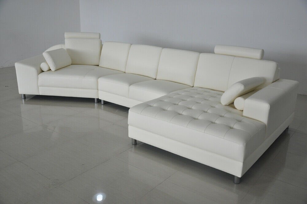 JVmoebel Ecksofa, Design Ecksofa Leder Couchen Sofas U Form Sofa Couch Polster Neu von JVmoebel