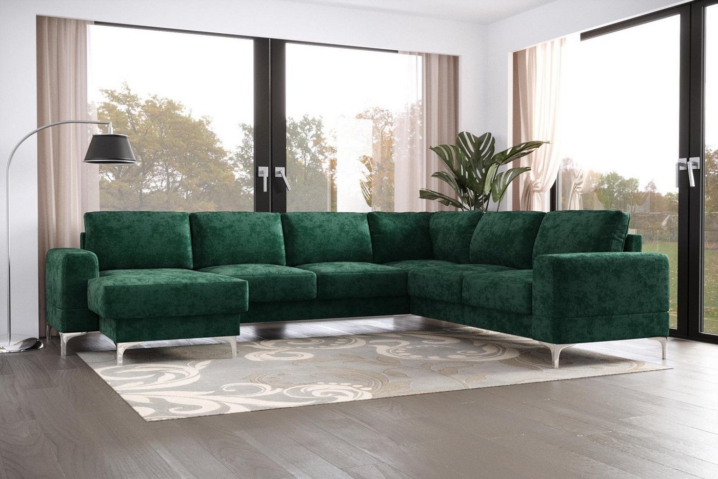 JVmoebel Ecksofa, Design Modern Ecksofa U-Form Sofa Wohnlandschaft Neu Polster Sofa von JVmoebel