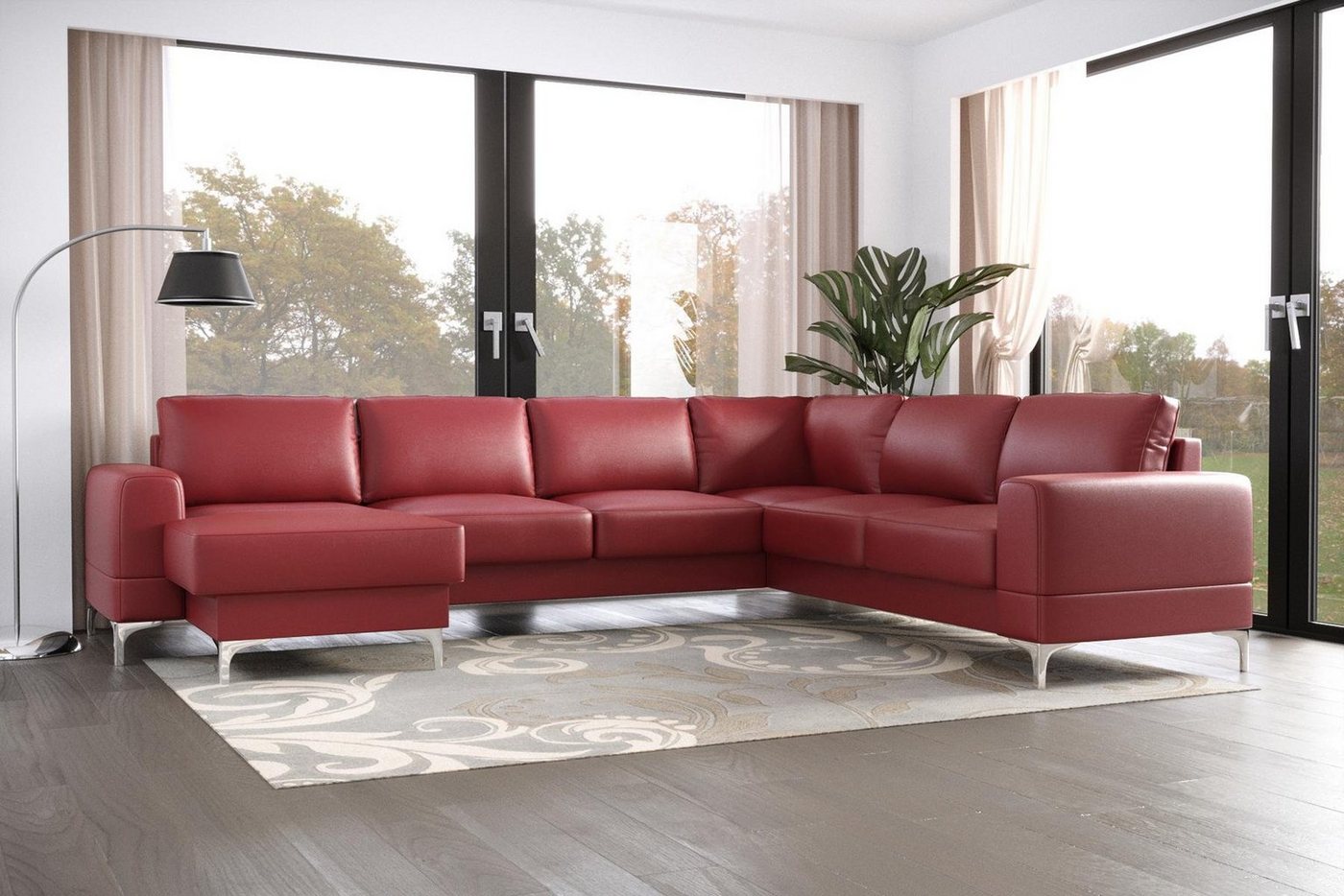 JVmoebel Ecksofa, Design Modern Ecksofa U-Form Sofa Wohnlandschaft Neu Polster Sofa von JVmoebel