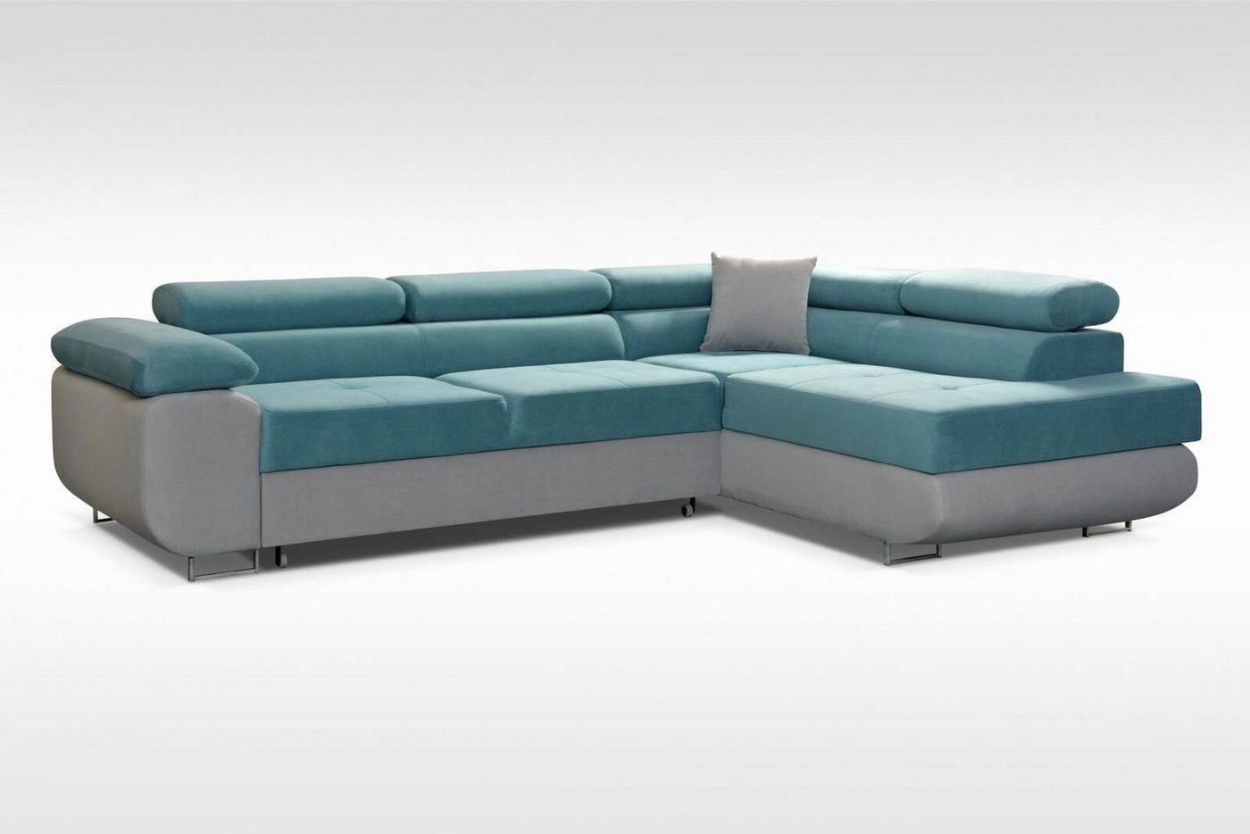 JVmoebel Ecksofa, Design Schlafsofa Möbel Textilpolster Couch Sofa L Form Ecksofa von JVmoebel