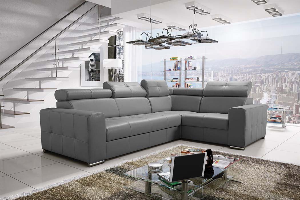 JVmoebel Ecksofa, Ecksofa Couch Polsterung Wohnzimmer Leder L-Form von JVmoebel