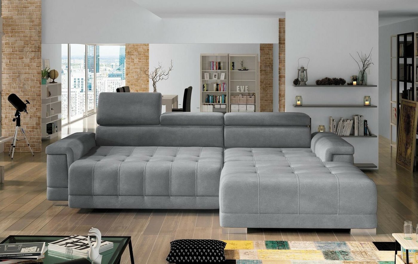 JVmoebel Ecksofa, Ecksofa L-Form Sofa Couch Design Polster Modern Textil von JVmoebel