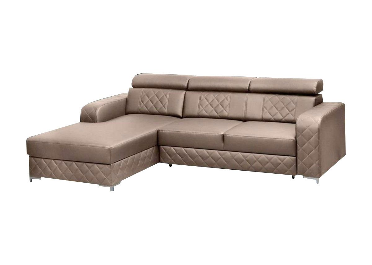 JVmoebel Ecksofa, Ecksofa Lform Leder Moderne Möbel Design Wohnlandschaft von JVmoebel