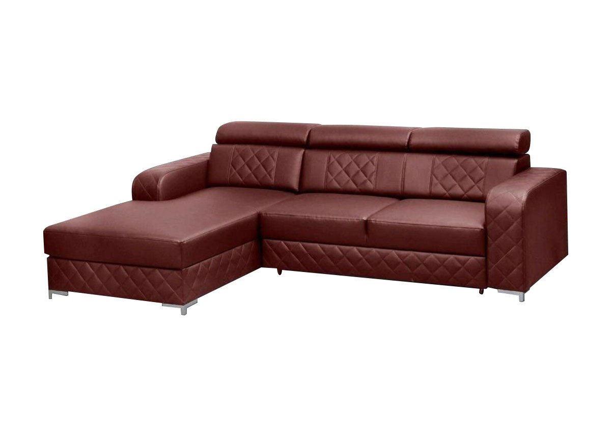 JVmoebel Ecksofa, Ecksofa Lform Leder Moderne Möbel Design Wohnlandschaft von JVmoebel