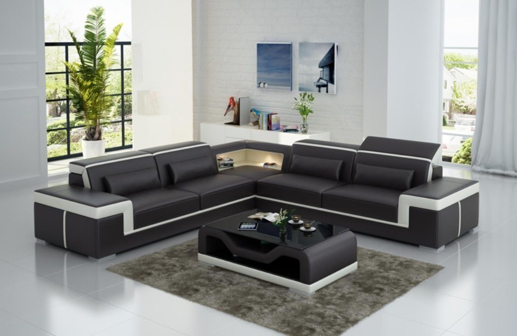 JVmoebel Ecksofa, Ecksofa Sofa Couch Polster Design Wohnlandschaft Eck Design von JVmoebel