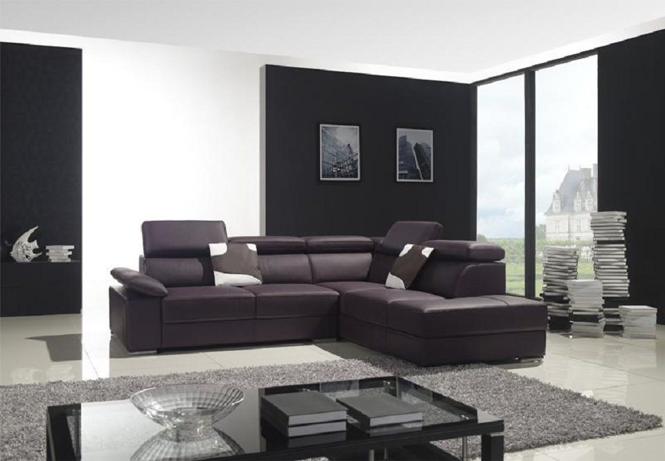 JVmoebel Ecksofa, Ecksofa Sofa Couch Polster Wohnlandschaft Eck Sofas L Form Leder von JVmoebel