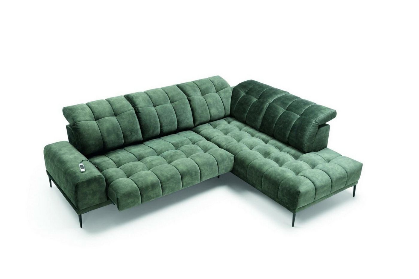 JVmoebel Ecksofa, Ecksofa modernes Design Luxus Sofas L-Form Stoff Couch von JVmoebel