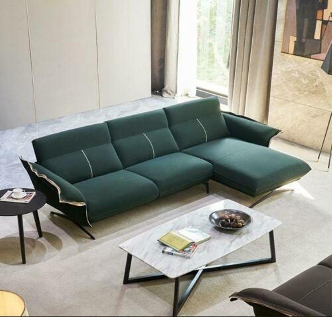 JVmoebel Ecksofa, Italienische Design Möbel Wohnzimmer Textil Ecksofa Couch Polster von JVmoebel