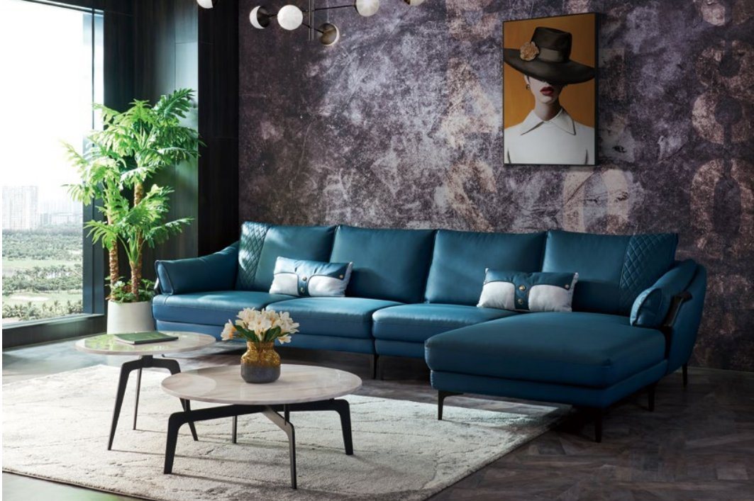 JVmoebel Ecksofa, Italienische Polster Sitz Ecke Leder Couch Moderne Garnitur von JVmoebel