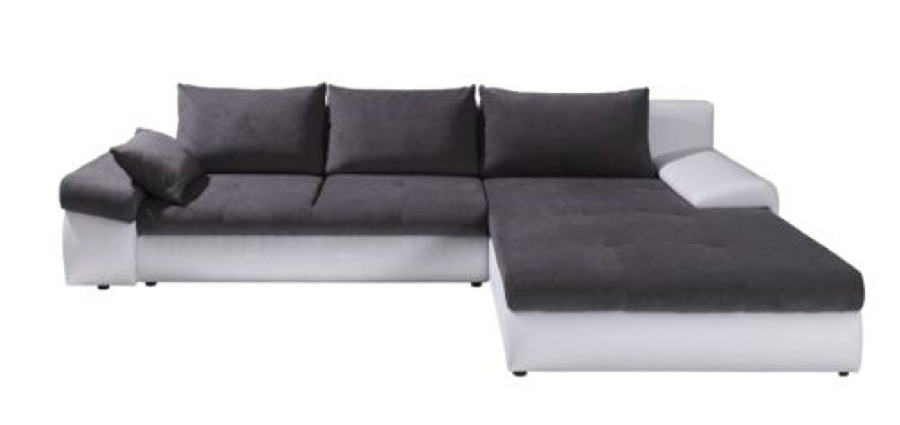 JVmoebel Ecksofa, L-Form Sitz Farbe Ecksofa Couch Polstermöbel Wohnzimmer Textil von JVmoebel