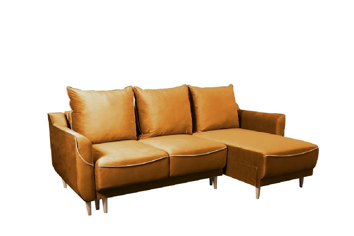 JVmoebel Ecksofa, L-Form Sofa Designer mit Bettfunktion Schlafsofa Ecksofa Couch von JVmoebel