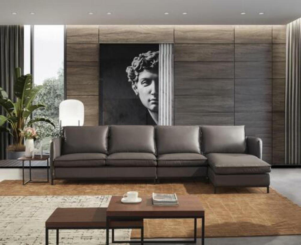 JVmoebel Ecksofa, Leder Eck Garnitur Sofa Couch Zimmer Sitz Landschaft L Form Luxus von JVmoebel