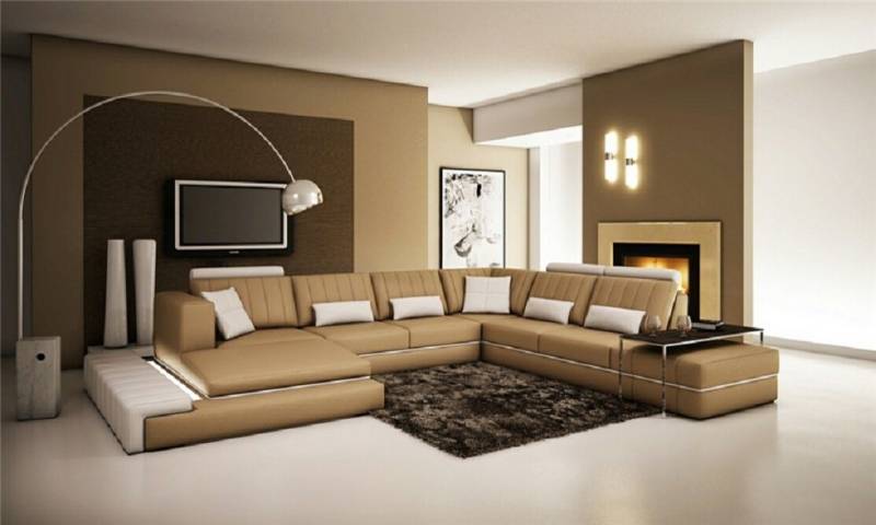 JVmoebel Ecksofa, Leder Modern Couch Wohnlandschaft Ledersofa Leder Sofa U-Form von JVmoebel