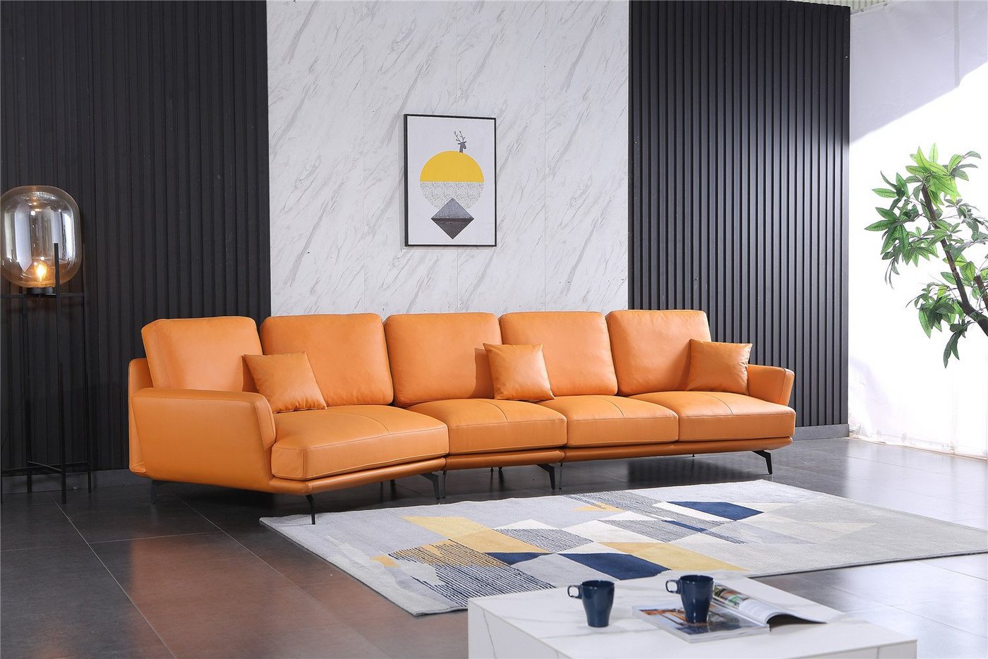 JVmoebel Ecksofa, Ledersofa Wohnlandschaft Ecksofa L-Form Ecke Set Garnitur Modern Sofa von JVmoebel