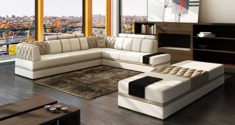 JVmoebel Ecksofa Design Sofa XXL L Form – Weiße Polster Couch Ecke Luxus, Made in Europa JVmoebel Ecksofa Design Sofa XXL L Form – Weiße Polster Couch Ecke Luxus, Made in Europa von JVmoebel