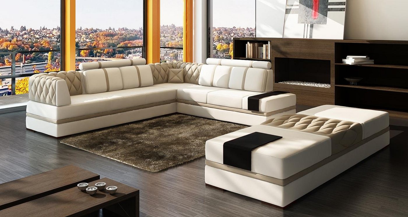 JVmoebel Ecksofa Design Sofa XXL L Form – Weiße Polster Couch Ecke Luxus, Made in Europa JVmoebel Ecksofa Design Sofa XXL L Form – Weiße Polster Couch Ecke Luxus, Made in Europa von JVmoebel