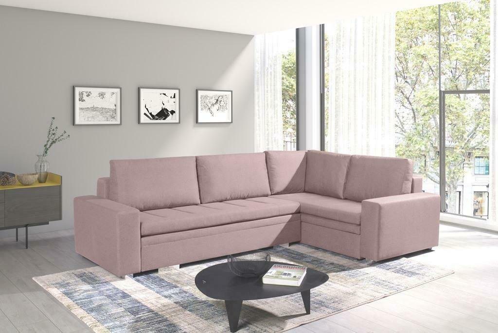 JVmoebel Ecksofa, Moderne Ecksofa Wohnzimmer Textil Stoff Schlafsofa Couch von JVmoebel