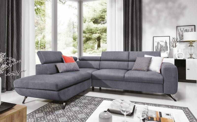 JVmoebel Ecksofa Schlafcouch Schlafsofa Bettfunktion Sofa Couch Polster Sitzgarnitur, Made in Europa von JVmoebel