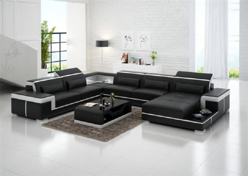 JVmoebel Ecksofa, Sofa Couch Polster Garnitur Wohnlandschaft Design Ecksofa Leder von JVmoebel