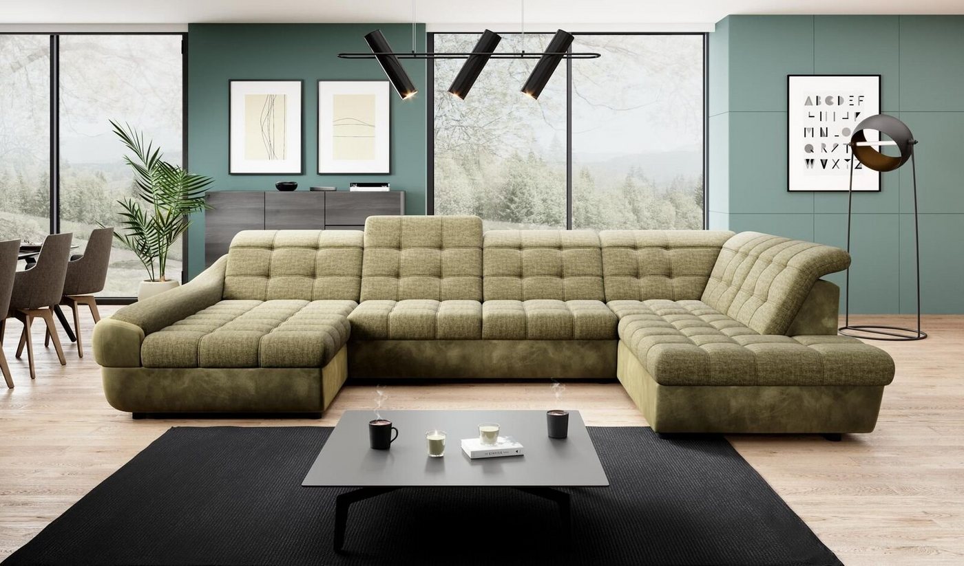 JVmoebel Ecksofa, Sofa Couch Polster Garnitur Wohnlandschaft Design Ecksofa U Form Sofas von JVmoebel