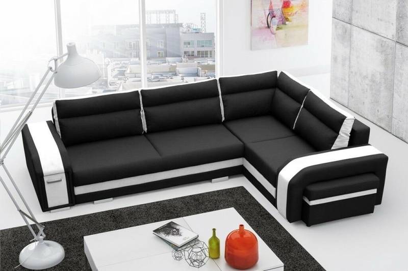 JVmoebel Ecksofa, Sofa Schlafsofa Designer Sofa mit Bettfunktion + Bettkasten Ecksofa von JVmoebel