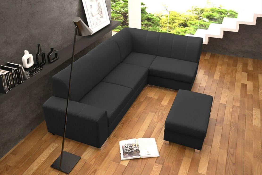 JVmoebel Ecksofa, Sofa Schlafsofa Designer Sofa mit Bettfunktion + Bettkasten Ecksofa von JVmoebel