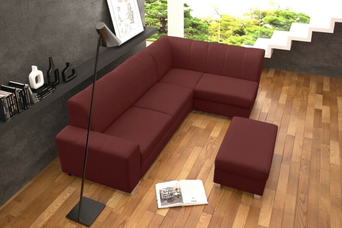 JVmoebel Ecksofa, Sofa Schlafsofa Designer Sofa mit Bettfunktion + Bettkasten Ecksofa von JVmoebel