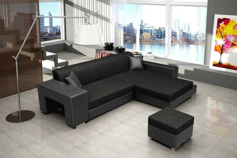 JVmoebel Ecksofa, Sofa Schlafsofa Designer Sofa mit Bettfunktion + Bettkasten Ecksofa von JVmoebel