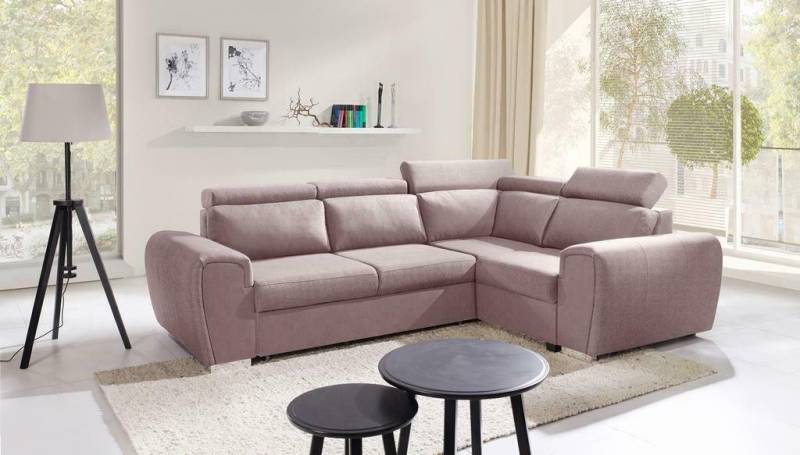 JVmoebel Ecksofa, Sofa Schlafsofa Designer Sofa mit Bettfunktion - Bettkasten Ecksofa von JVmoebel