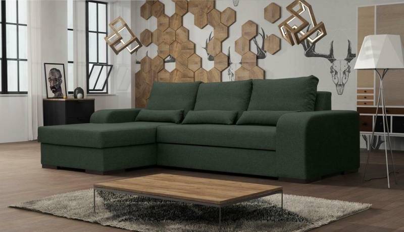 JVmoebel Ecksofa, Sofa Schlafsofa Designer Sofa mit Bettfunktion - Bettkasten Ecksofa von JVmoebel