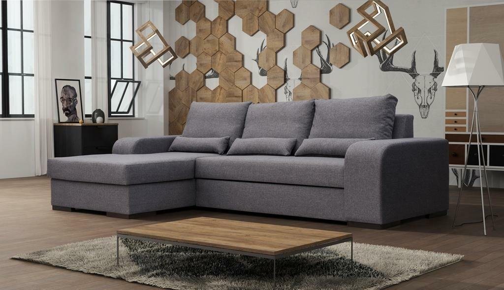 JVmoebel Ecksofa, Sofa Schlafsofa Designer Sofa mit Bettfunktion - Bettkasten Ecksofa von JVmoebel