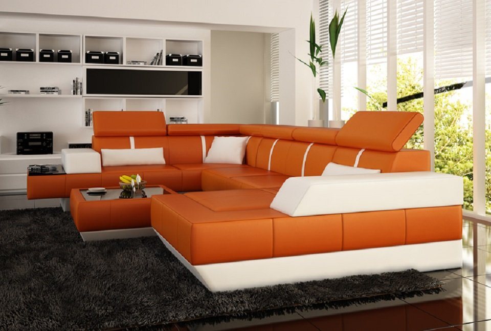 JVmoebel Ecksofa, Sofa Wohnlandschaft U Form Ecksofa Couch Polster U Form Couchen Sofas von JVmoebel