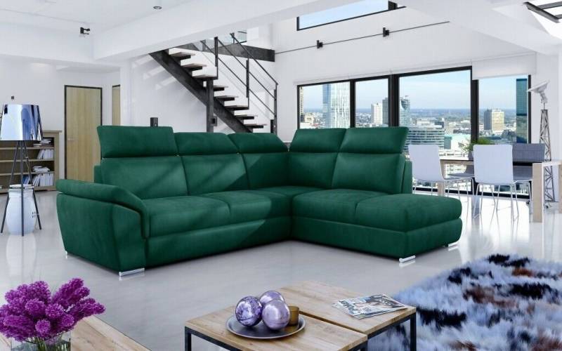 JVmoebel Ecksofa Stoff L-Form Sofa Couch Polster Textil Bettfunktion neu, Made in Europa JVmoebel Ecksofa Stoff L-Form Sofa Couch Polster Textil Bettfunktion neu, Made in Europa von JVmoebel