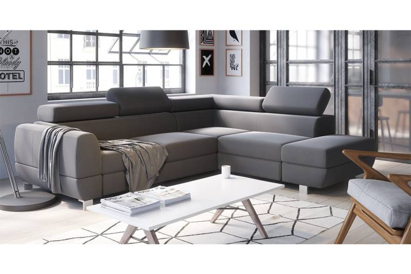 JVmoebel Ecksofa, Stoff Ecksofa L-Form Sofa Couch Design Polster Modern Textil von JVmoebel