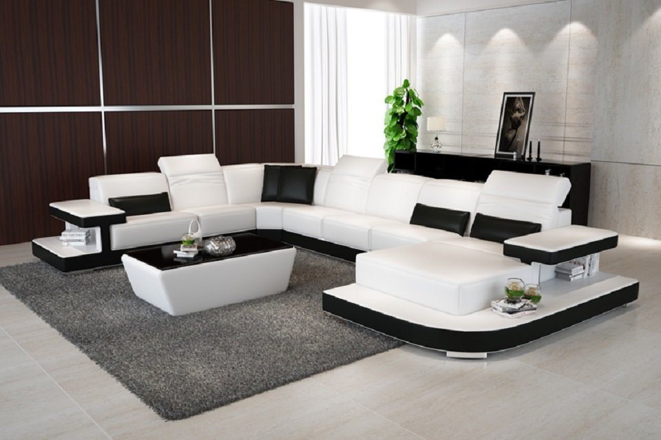 JVmoebel Ecksofa, Wohnlandschaft Ecke Ecksofa Polster Sofas Couchen neu Sofa Couch von JVmoebel