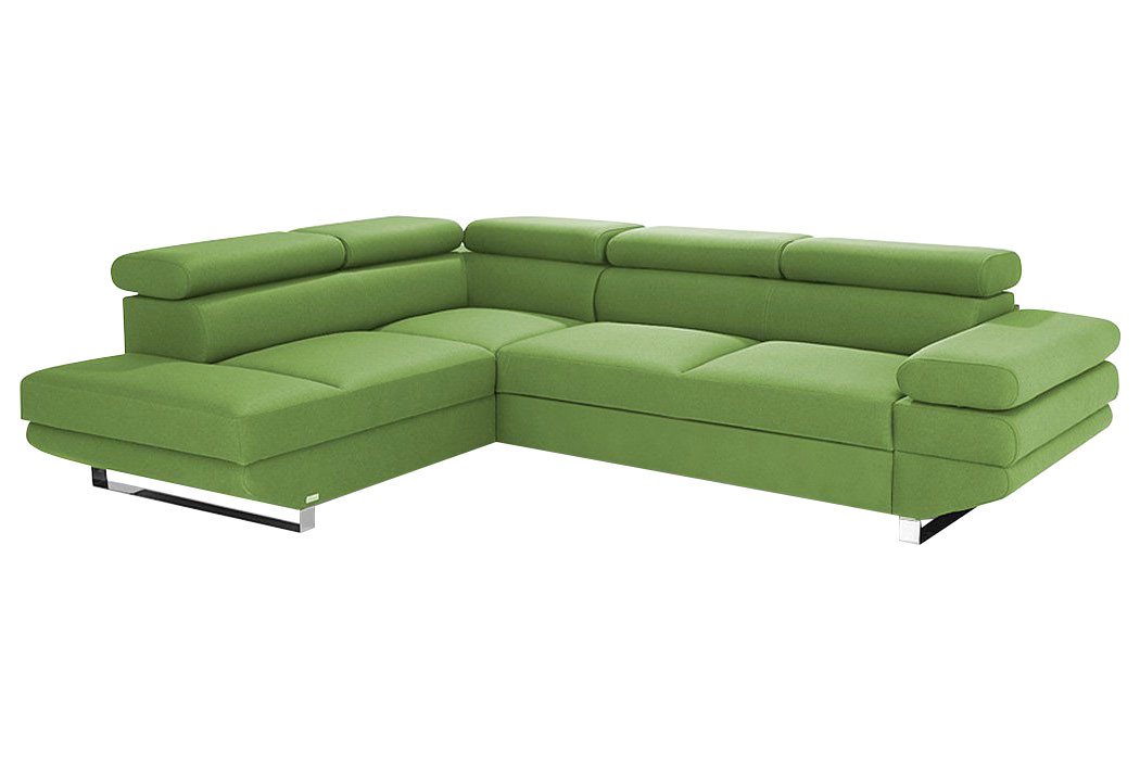 JVmoebel Ecksofa, Wohnlandschaft Ecksofa L-Form Sofa Couch Design Couch Polster Textil von JVmoebel