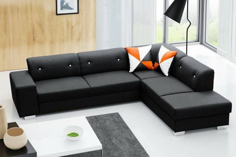 JVmoebel Ecksofa, Wohnlandschaft Ecksofa Sofas Bettkasten Polstersofa Couch Sofa L-Form von JVmoebel