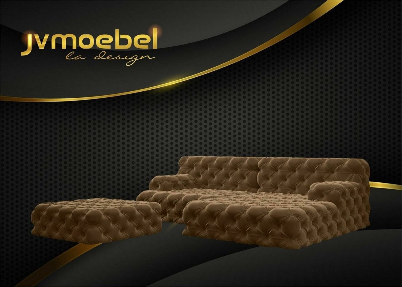 JVmoebel Ecksofa, Wohnlandschaft L-Form Ecksofa Couch Design Polster Garnitur Sofa von JVmoebel