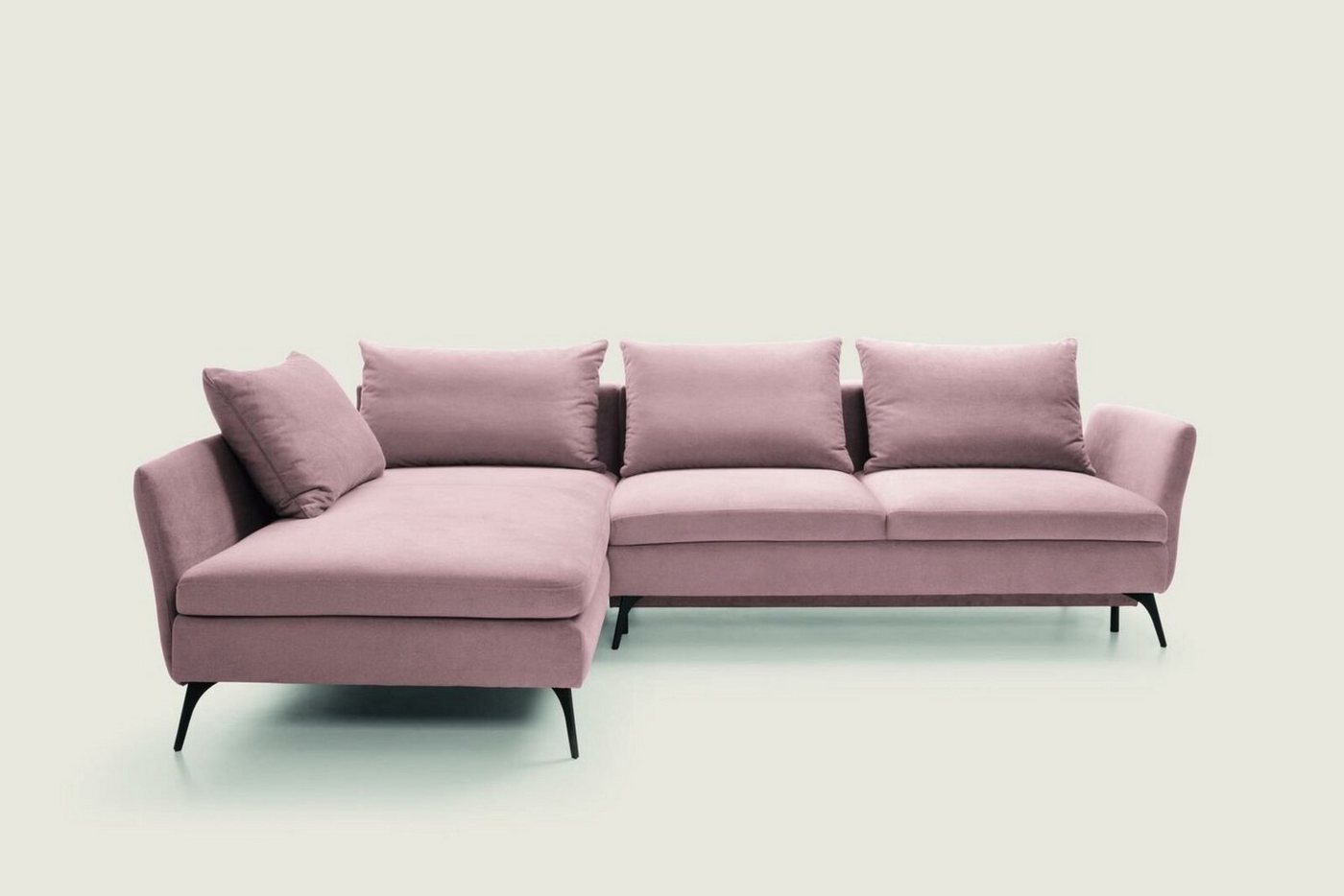 JVmoebel Ecksofa, Wohnzimmer Grün Möbel Textil Sofas Ecksofa L Form Couch von JVmoebel