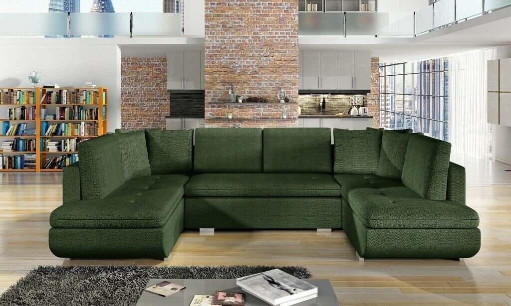 JVmoebel Ecksofa, XXL Wohnlandschaft Ecksofa Sofa Couch Polster Garnitur Ecke Designer von JVmoebel