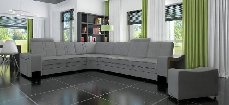 JVmoebel Ecksofa Bequeme Textil Eckcouch L-Form – Sofa mit USB & weicher Polsterung, Made in Europa JVmoebel Ecksofa Bequeme Textil Eckcouch L-Form – Sofa mit USB & weicher Polsterung, Made in Europa von JVmoebel