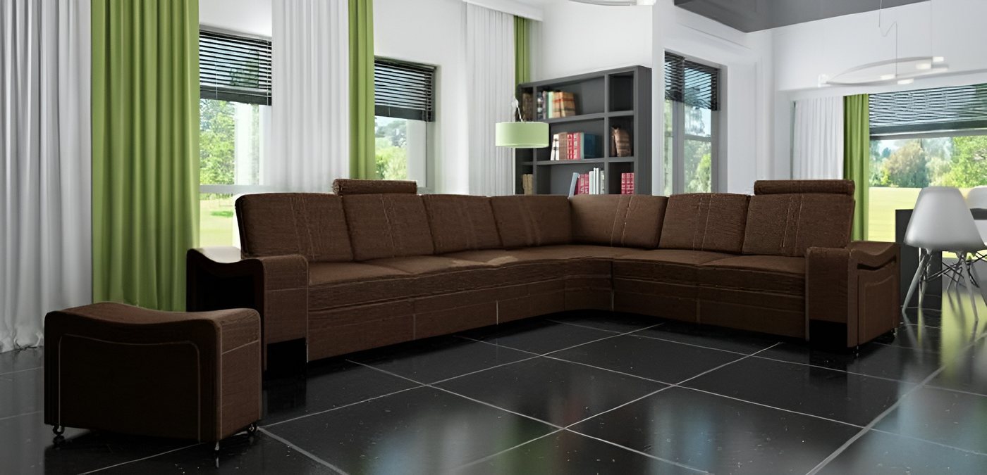 JVmoebel Ecksofa Bequeme Textil Eckcouch L-Form – Sofa mit USB & weicher Polsterung, Made in Europa JVmoebel Ecksofa Bequeme Textil Eckcouch L-Form – Sofa mit USB & weicher Polsterung, Made in Europa von JVmoebel