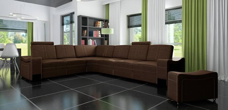 JVmoebel Ecksofa Bequeme Textil Eckcouch L-Form – Sofa mit USB & weicher Polsterung, Made in Europa JVmoebel Ecksofa Bequeme Textil Eckcouch L-Form – Sofa mit USB & weicher Polsterung, Made in Europa von JVmoebel