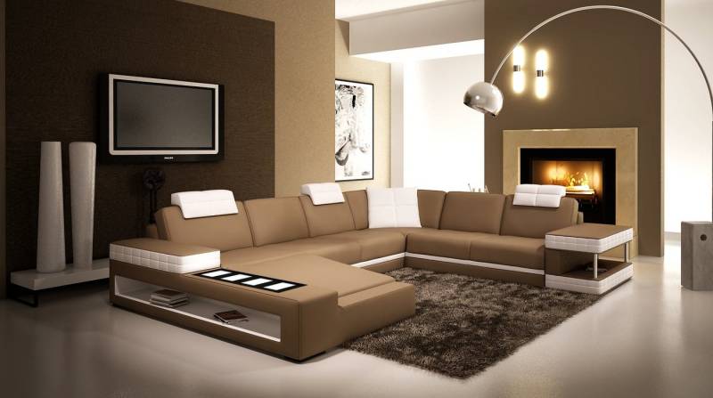 JVmoebel Wohnlandschaft Big xxl Ledersofa Couch Sitz Polster U Form Sofas Leder Wohnlandschaft, Made in Europa JVmoebel Wohnlandschaft Big xxl Ledersofa Couch Sitz Polster U Form Sofas Leder Wohnlandschaft, Made in Europa von JVmoebel