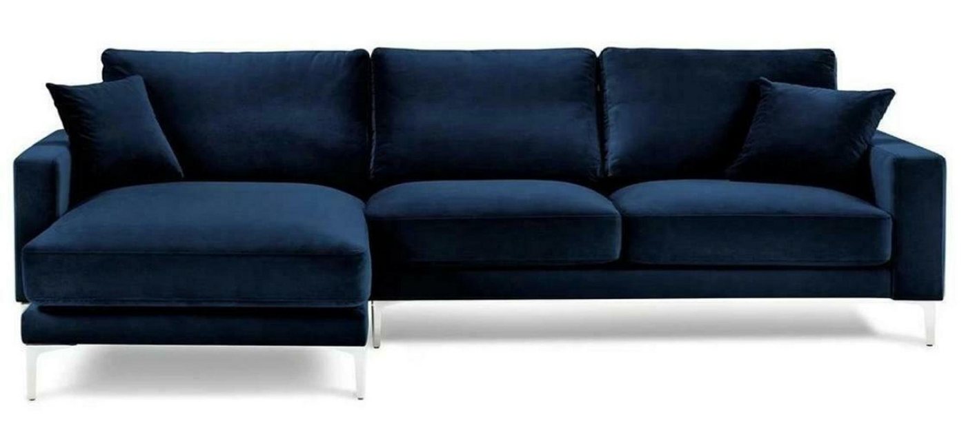 JVmoebel Ecksofa Blaues Ecksofa Blau Wohnlandschaft Couch Eckgarnitur Neu, Made in Europe von JVmoebel