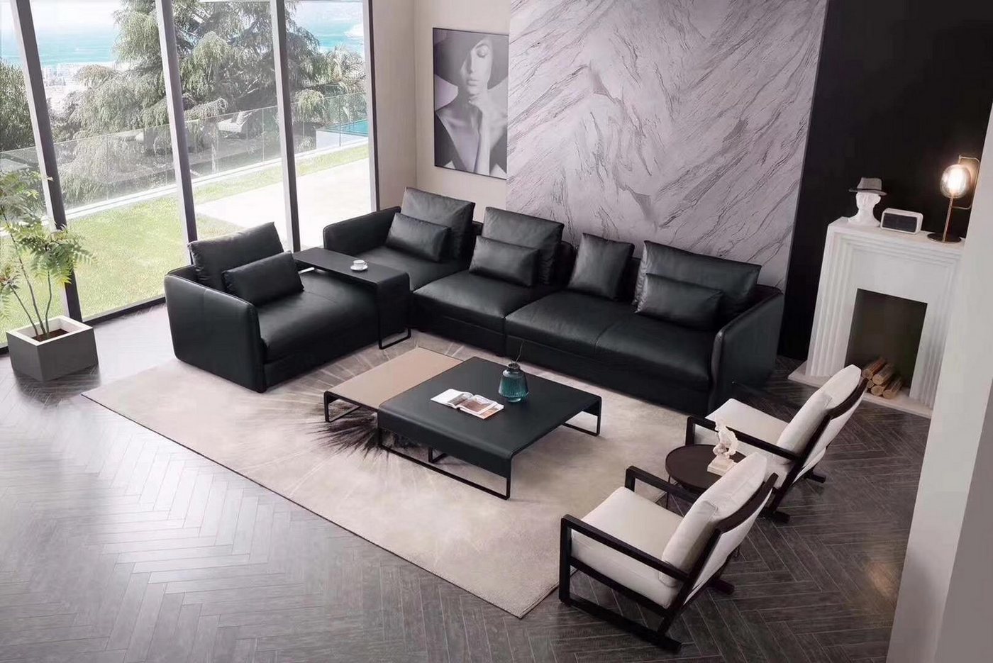 JVmoebel Ecksofa Design Ecksofa aus Leder – Moderne Polstercouch für Ihr Zuhause, Made in Europa JVmoebel Ecksofa Design Ecksofa aus Leder – Moderne Polstercouch für Ihr Zuhause, Made in Europa von JVmoebel