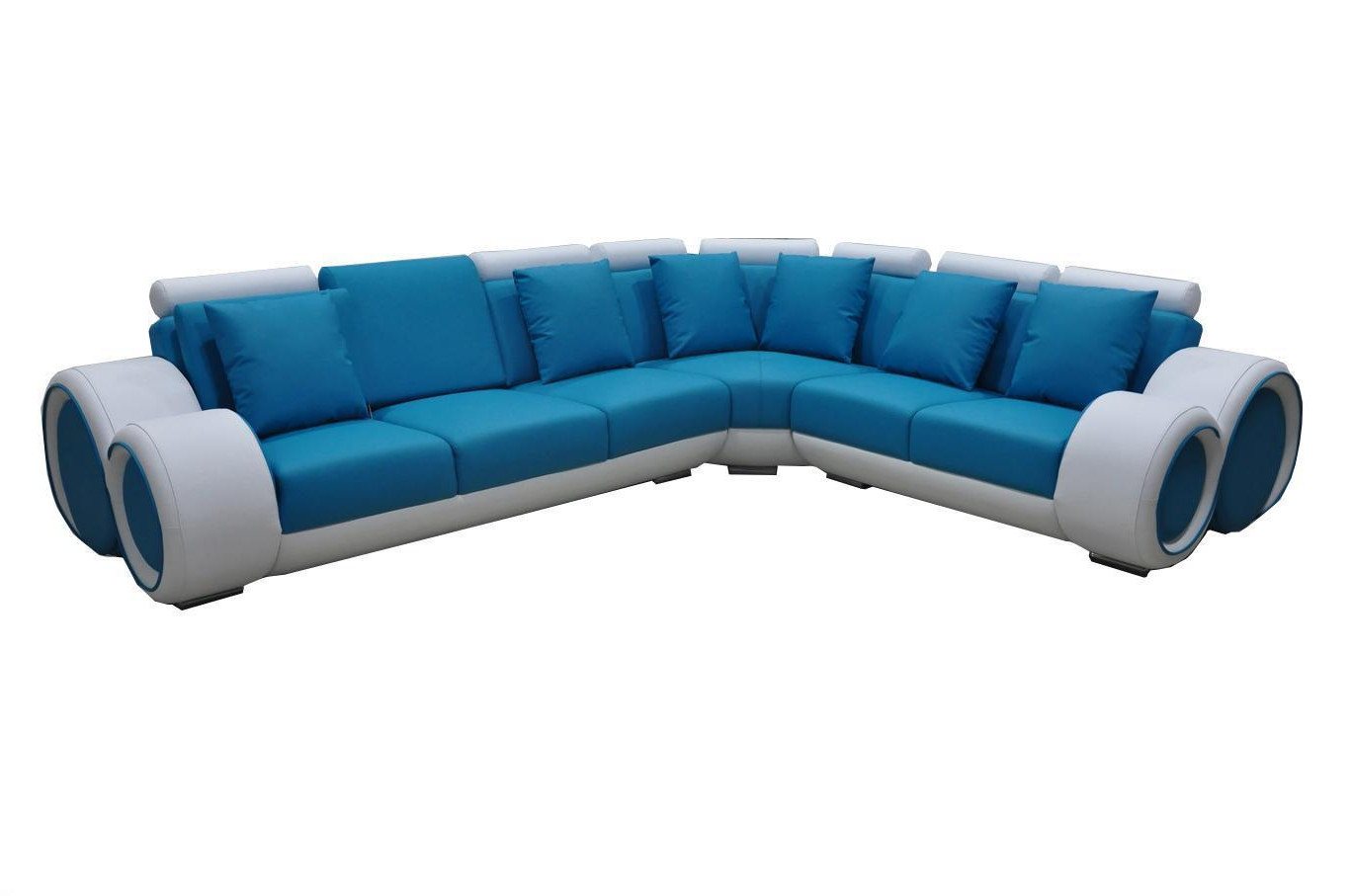 JVmoebel Ecksofa Design Leder Polster XXL Sitz Zimmer Eck Wohn Sofa + USB Designer, Made in Europa JVmoebel Ecksofa Design Leder Polster XXL Sitz Zimmer Eck Wohn Sofa + USB Designer, Made in Europa von JVmoebel