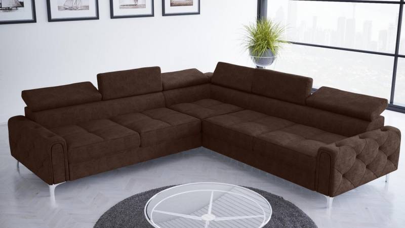 JVmoebel Ecksofa Design Sofa L-Form – Eckcouch mit Polsterung & Funktion Textil, Made in Europa JVmoebel Ecksofa Design Sofa L-Form – Eckcouch mit Polsterung & Funktion Textil, Made in Europa von JVmoebel