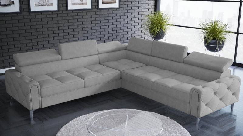 JVmoebel Ecksofa Design Sofa L-Form – Eckcouch mit Polsterung & Funktion Textil, Made in Europa von JVmoebel